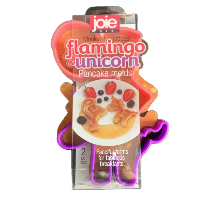 Joie Pancake Moulds 2pc - Flamingo & Unicorn