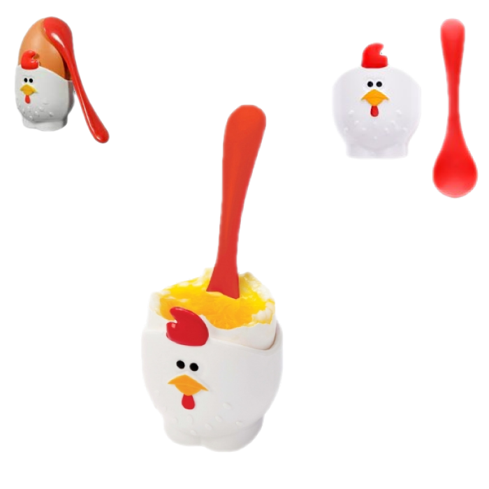 Joie Egg Cup & Spoon - in fun character designs
