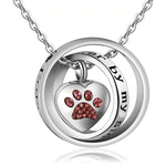 Pendant Necklace & Pet Memorial Urn (for ashes) - Keepsake Jewellery