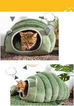 Caterpillar Pet Bed for Cats & Dogs