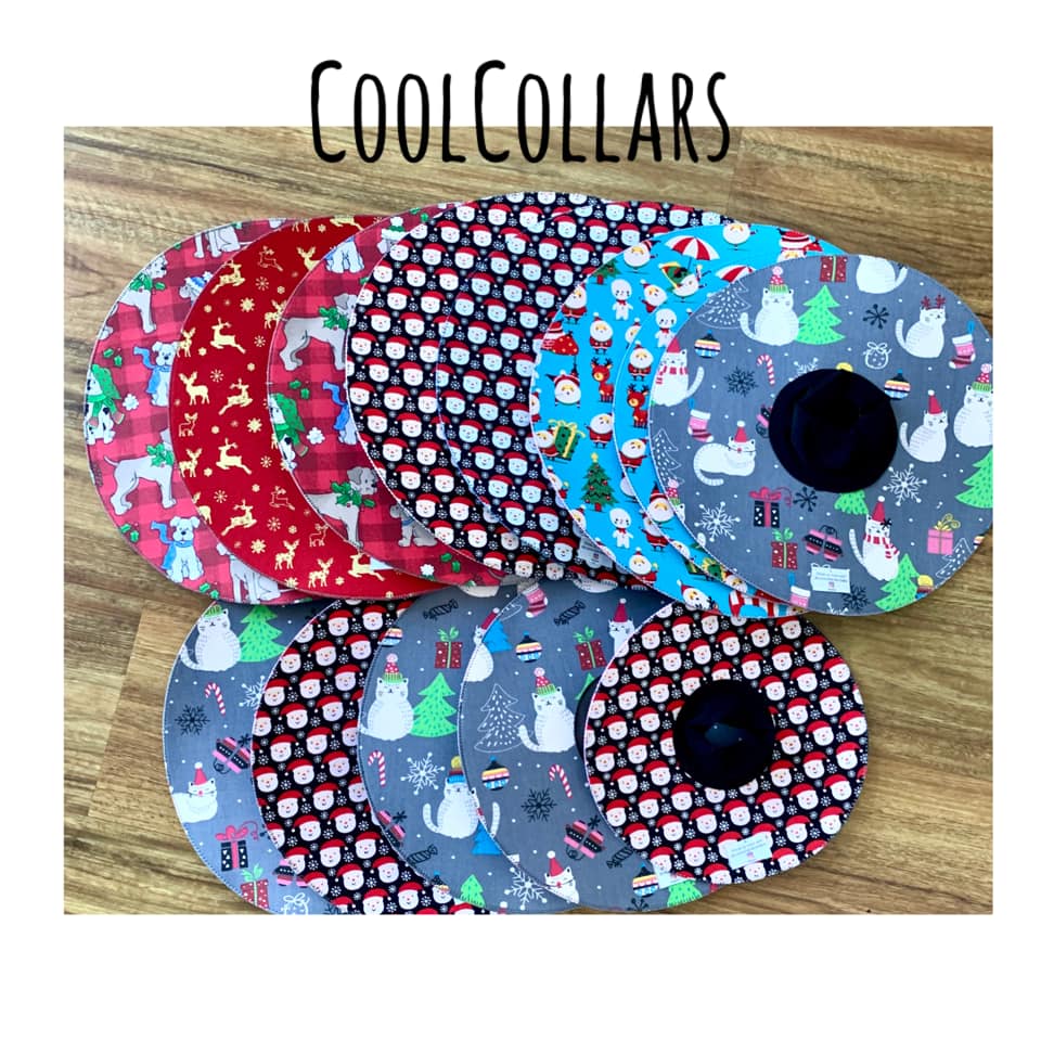 Christmas Collection Protective Pet Collars (CoolCollars)