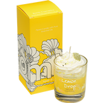 Bomb Cosmetics - Piped Glass Candles 'Lemon Drop' (Cruelty Free & Vegan)