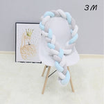 Baby Crib Bumper - Handmade Knotted (Nordic style) avail. 1m, 2m or 3m